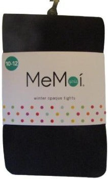 Memoi Girl's Opaque Winter Tights