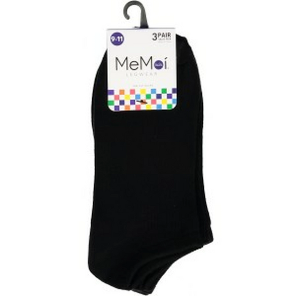 Memoi 3 Pack Low Cut Socks