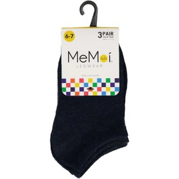 Memoi 3 Pack Low Cut Socks